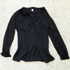 Tie Neck Poet Blouse